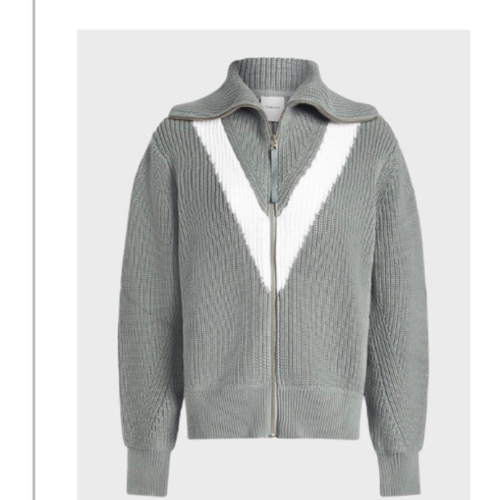 VARLEY.  Ada knit zip sweater